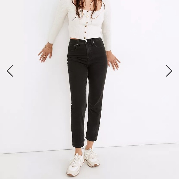 NWT Madewell Petite Black Jeans